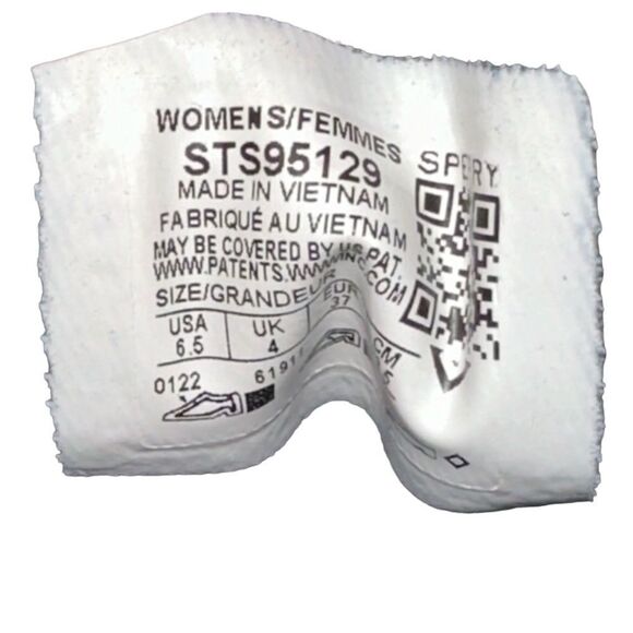 Sperry Top Sider Navy Blue Canvas Slip On Boat Shoe Loafer. Size 6.5 M - Picture 3 of 9